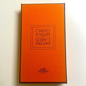NIB HERMÈS Cartes À Nouer / How to Tie Scarf Knotting Cards